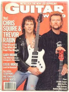 Guitar World Magazine Chris Squire Revor Rabin Gary Moore Steve Morse 