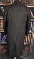 Vintage Chester Barrie Brown Herringbone Wool Cashmere DB Overcoat M 