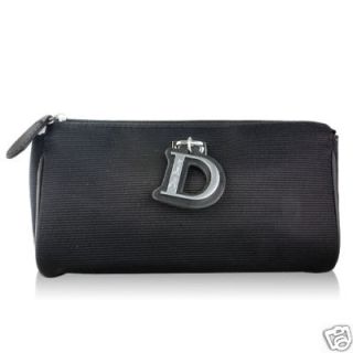 Christian Dior CD Black Cosmetic Bag Pouch Clutch