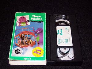   Three Wishes VHS Sing Along Sandy Duncan Childrens Kids Video