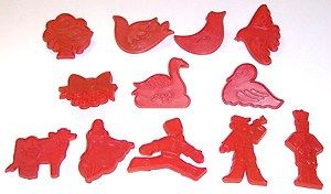 Chilton 12 Days of Christmas Cookie Cutters Set