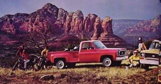 1973 Chevy Chevrolet RV Blazer camper Truck Brochure