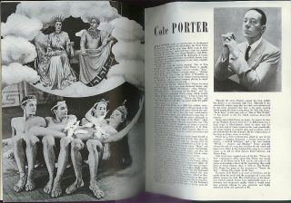   Cole Porter Musical Program Charlotte Greenwood 1st Run 1950 1