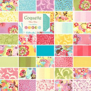 Chez Moi COQUETTE 5 Charm Pack Fabric Quilting Squares Moda
