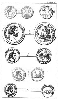 28 Old Books Roman Coins Byzantine Denarius Silver Bronze Imperial 