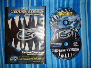GameShark Game Codes for PlayStation 2 2 Discs