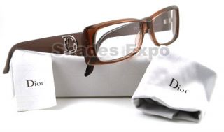 New Christian Dior Eyeglasses CD 3136 Brown Optical HKM