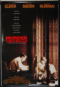 Murder in The First 1994 Christian Slater 1SHT Original Movie Poster 