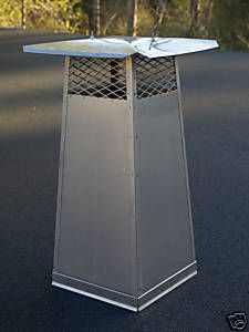 12 Extended Height Stainless Steel Chimney Cap