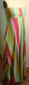 New With Tags Cia Maritima Beachwear Long Strapless Dress/Cover Up 