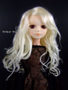 Wig for Super Dollfie Dolls Size 8 9 Ciara White Blond