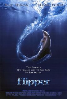 Flipper Movie Poster 2 Sided Original Rolled 27x40