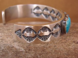   Sterling Silver Turquoise Bracelet by Kirk Smith! Stunning Quality