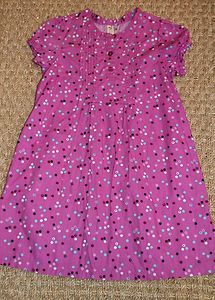 Toddler Girl Clothing Target Cherokee Purple White Polka Dot Dress Sz 