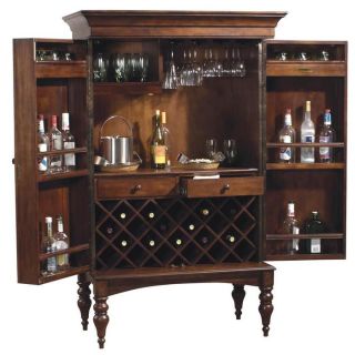 Howard Miller Cherry Hill Home Bar Wine and Liquor Cabinet