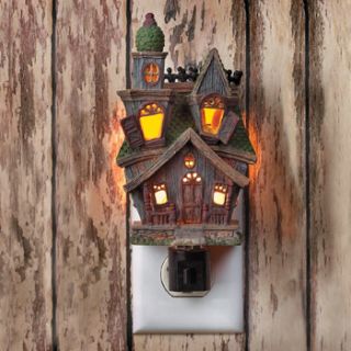 Haunted House Night Light Halloween Party Decorations Home Decor Prop 