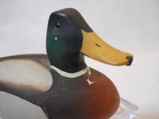   Duck Miniature Decoy Pair by W A Coleman Chestertown MD Chesapeake Bay