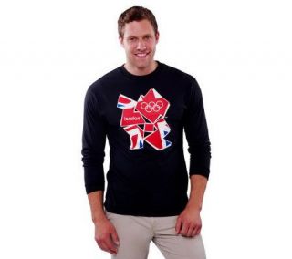 2012 Olympic Mens London Games Union Jack L/S T Shirt —
