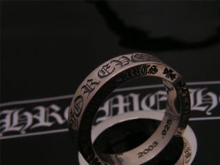 chrome hearts ring size 10 comes with leather dust bag