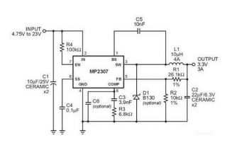 MP2307DN Kis 3r33 DC DC step down power module 4A (DIY Kit set) over