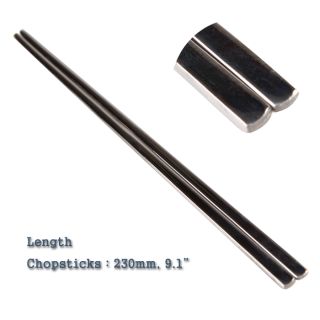  Basic Stainless Steel Only Chopsticks Multi Set Adorable Practical