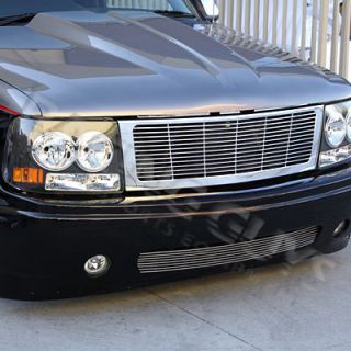 2000 2006 Chevy Tahoe Black Headlight Grille Conversion