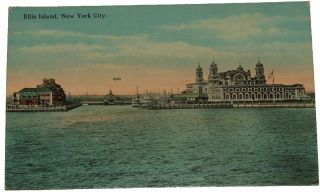 Ellis Island New York City Vintage Postcard