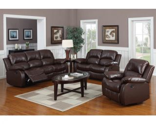 Sofa Loveseat Rocker Recliner Chair 3pc Set Sectional Couch Microfiber