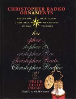 Christopher Radko Christmas Tree Ornaments Price Guide