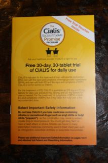Free Cialis Coupon Voucher for 30 Day Tablets   Alternative to Levitra