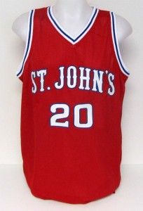 Chris Mullin Autographed St. Johns Red Storm Jersey CHOF 2011 inscr