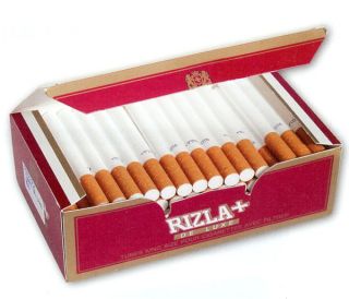 Rizla De Luxe Red King Size Cigarette Tubes   Lot Of 5 Boxes