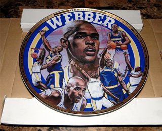 Chris Webber Golden State Warriors Basketball Plate