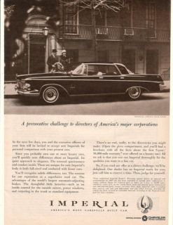 1963 chrysler imperial crown four door ad