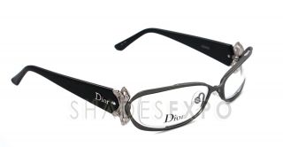 New Christian Dior Eyeglasses CD 3757 Black 27H CD3757 Auth