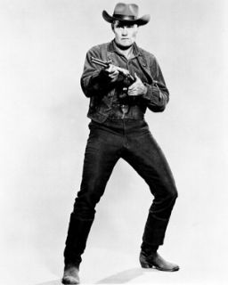 Chuck Connors Full Length in Action with Rifle as The Rifleman 24X30