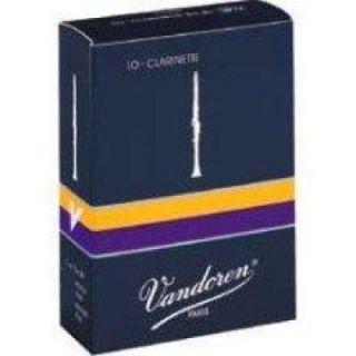 10 Vandoren Traditional Bb Clarinet Reeds #2.5 CR1025