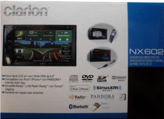Clarion NX602 6 2 Touchscreen CD DVD Car Player Receiver w Navigation