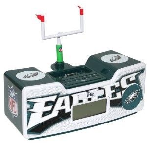 NFL Philadelphia Eagles Dual Alarm Clock Radio/Ipod Dock NEW