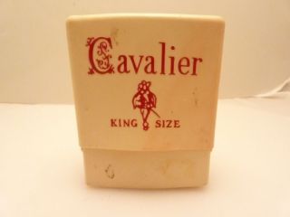 Vintage Cavalier King Size Cigarettes Plastic Cigarette Case