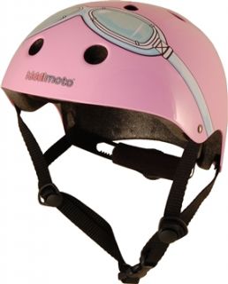 Kiddimoto Pink Goggle Helmet