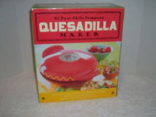 El Paso Chili Quesadilla Maker w Recipes Chili Pepper