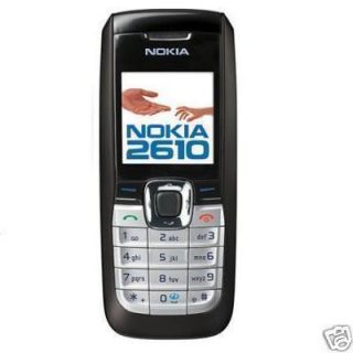 Nokia 2610 at T Cingular Good Quality Black 607375031204