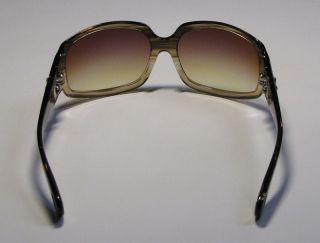 New Chrome Hearts Max Striped Brown Original Sunglasses