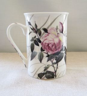  Tops Redoute Rose Floral Tea Coffee Cup Mug Fine China England