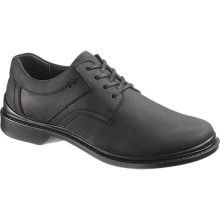 Mens Hush Puppies Claxton Black Leather H102400