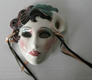  Clay Art Ceramic Mask Calla Lily