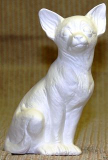 Ceramic Bisque Chihuahua Dog Nowell Mold 2451 U Paint Ready to Paint