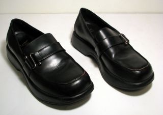 DANSKO Clogs Shoes Womens Size 40 9 5 US Black Leather Made in