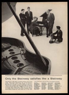 1958 Van Cliburn Rosina Lhevinne etc Photo Steinway Grand Piano